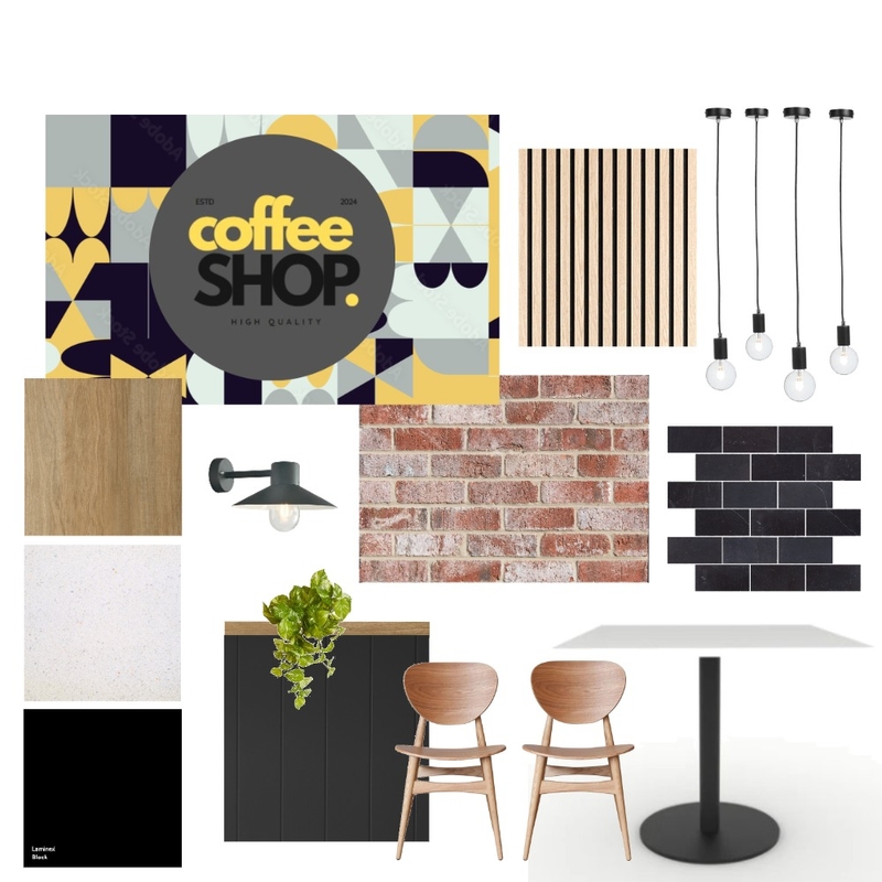 The Coffee Shop Mood Board by NatalieSakoulas on Style Sourcebook