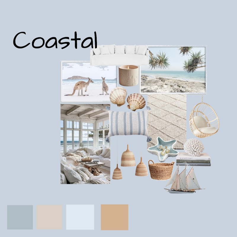 coastal design style Mood Board by makaelaburridge on Style Sourcebook