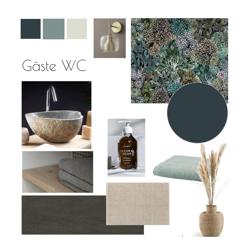 Gäste WC  Variante Karin Jau Mood Board by RiederBeatrice on Style Sourcebook