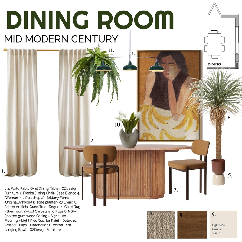 DINING ROOM Mood Board by FORD INTERIORS on Style Sourcebook