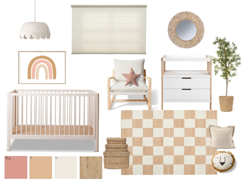 Baby girl nursery Mood Board by Sayaka Iida on Style Sourcebook