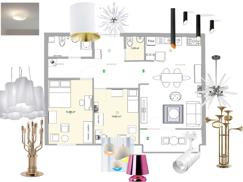 lighting Mood Board by Annette S. Interior design on Style Sourcebook