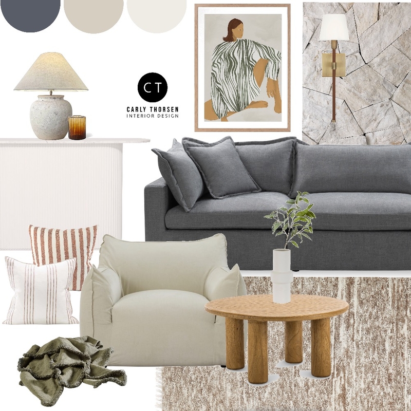 Cosy living Mood Board by Carly Thorsen Interior Design on Style Sourcebook