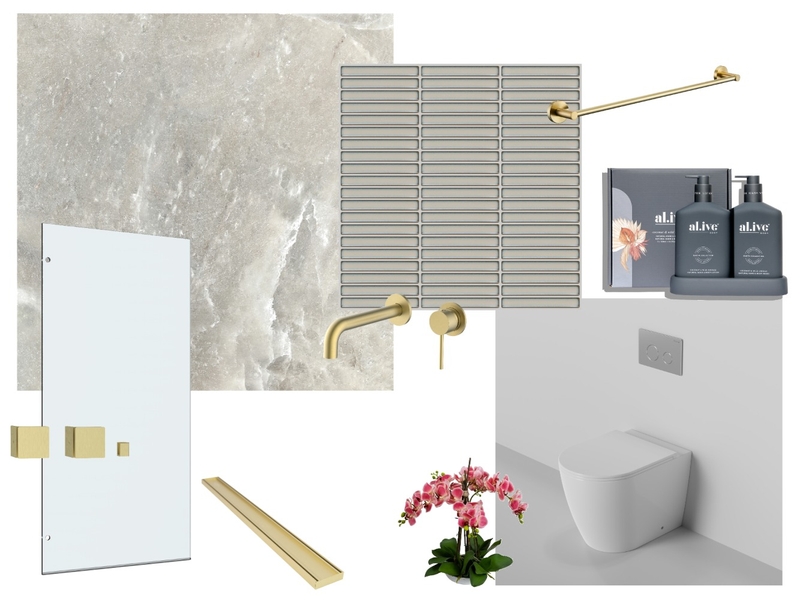 Complete Bathroom Package - The Block 2023 Eliza & Liberty Master Ensuite Mood Board by Beaumont Tiles on Style Sourcebook
