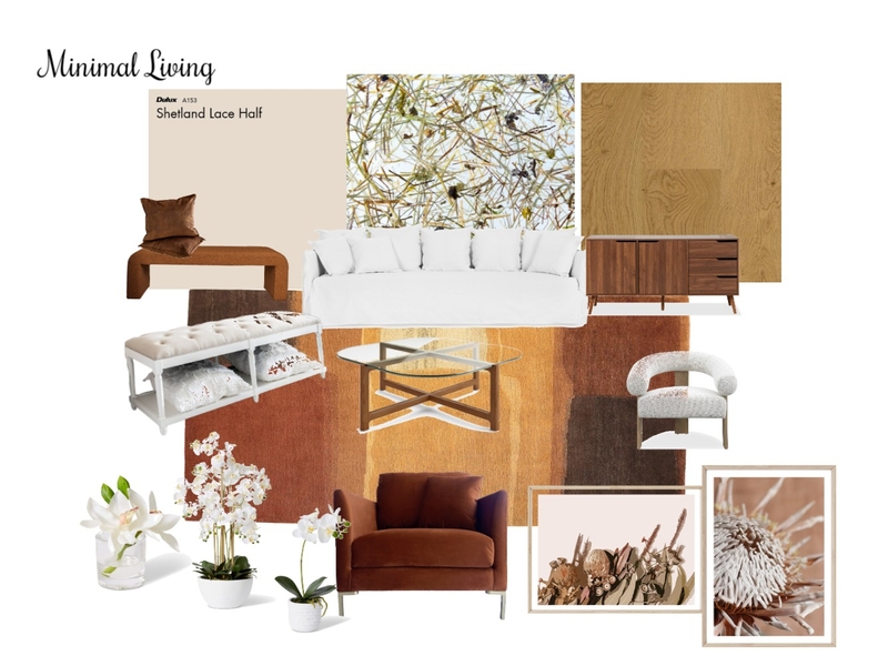 Minimal Living Space Mood Board by JojoStyles on Style Sourcebook
