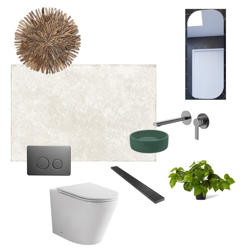 Complete Bathroom Package - The Block 2023 Steph & Gian Main Bathroom Mood Board by Beaumont Tiles on Style Sourcebook