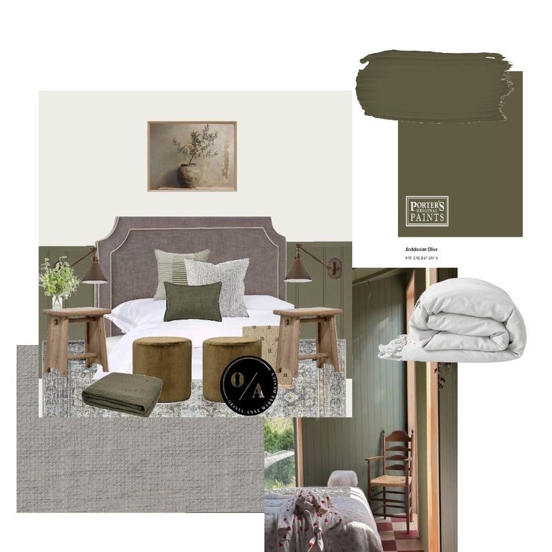 Bedroom paint swatching Mood Board by undefined on Style Sourcebook