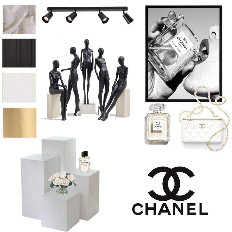 Chanel illustration of window display Mood Board by caseyywoodd on Style Sourcebook