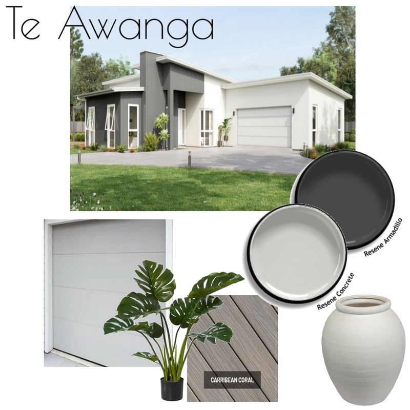 Lot 40 Exterior TeAwaga Mood Board by bernadette.frost@jennianhomes.co.nz on Style Sourcebook