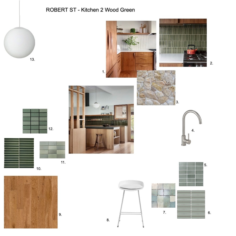 Robert st Kitchen 2 Wood Green Mood Board by Susan Conterno on Style Sourcebook