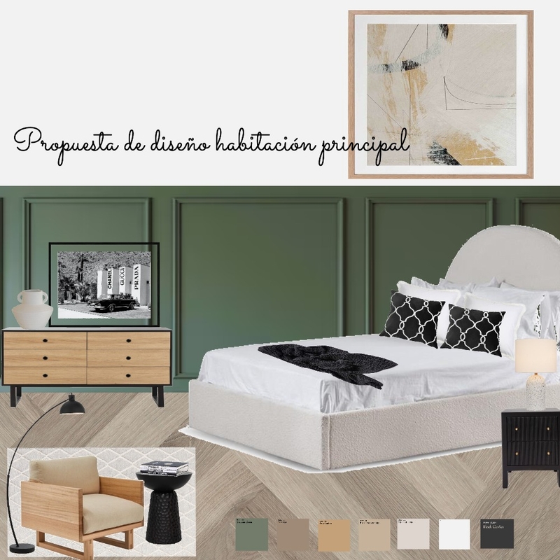 Diseño habitación estilo clásico moderno Mood Board by Annys on Style Sourcebook