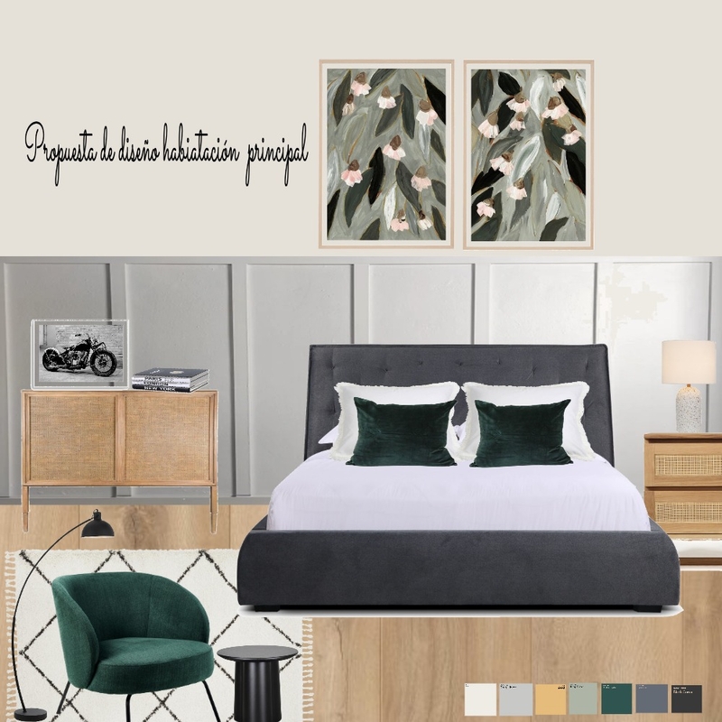 Propuesta de diseño habitación principal Mood Board by Annys on Style Sourcebook