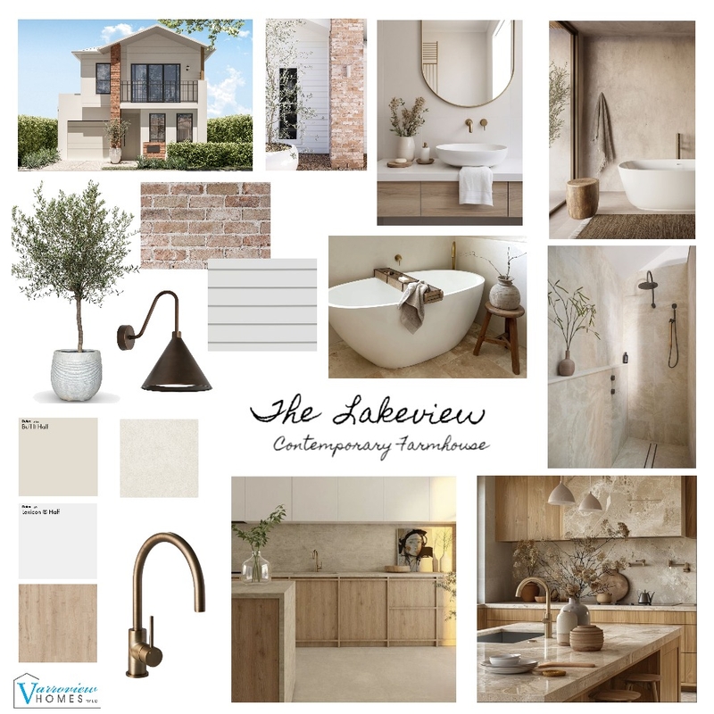 The Lakeview-Contemporary Farmhouse Mood Board by Tamee Rene' Brancati on Style Sourcebook