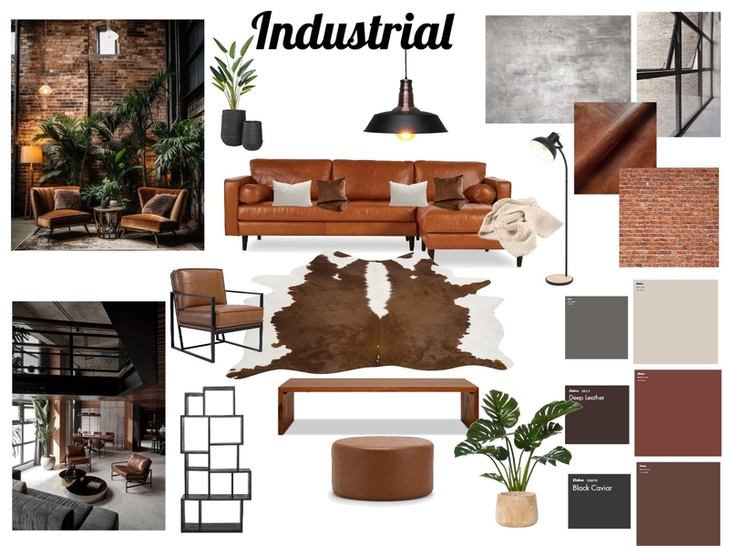 Industrial mood broad Mood Board by MurielHayward on Style Sourcebook