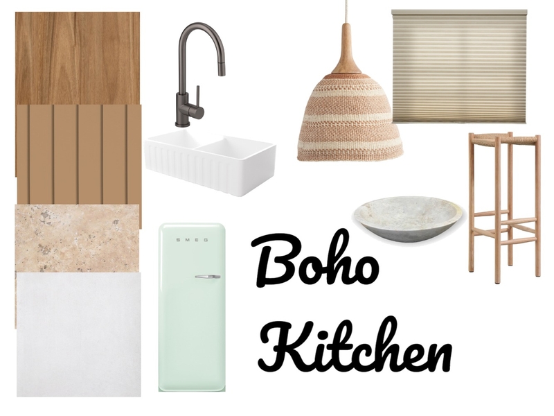 Boho Kitchen Mood Board by DRAKOULI on Style Sourcebook