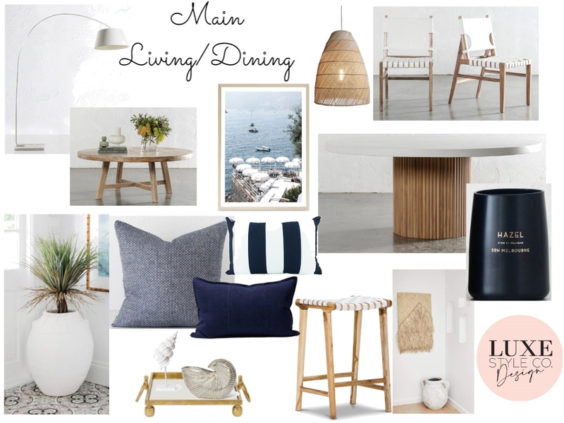 Chiton House 3 Main Living Room/Dining Mood Board by Luxe Style Co. on Style Sourcebook