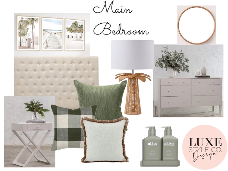 Chiton House 3 Main Bedroom Mood Board by Luxe Style Co. on Style Sourcebook