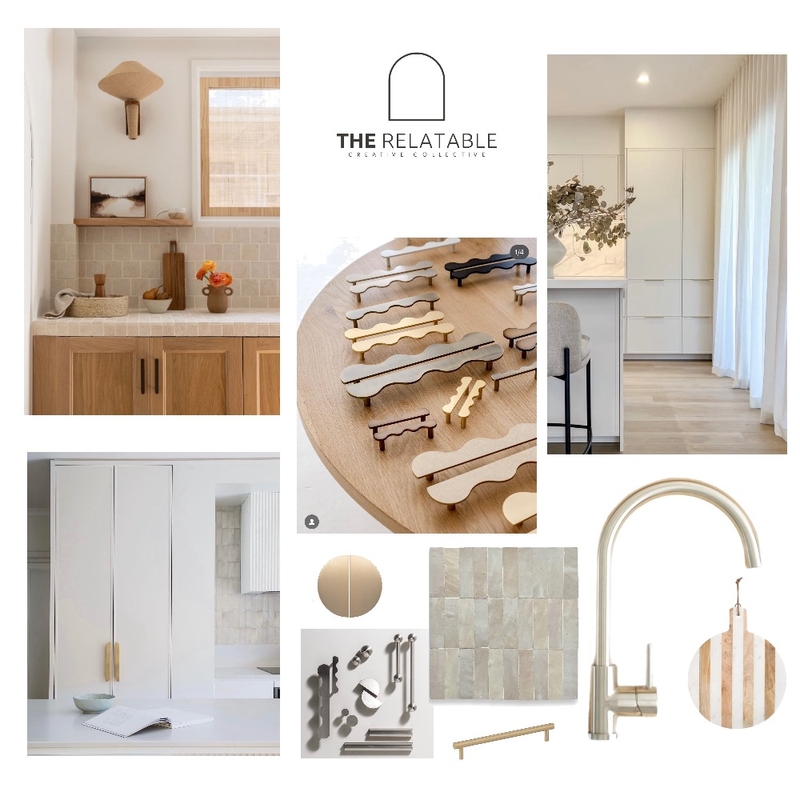 Kitchen Hardware Mood Board by The Relatable Creative Collective on Style Sourcebook