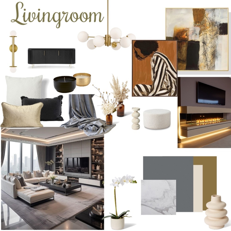 livingroom Mood Board by Annakrnt on Style Sourcebook