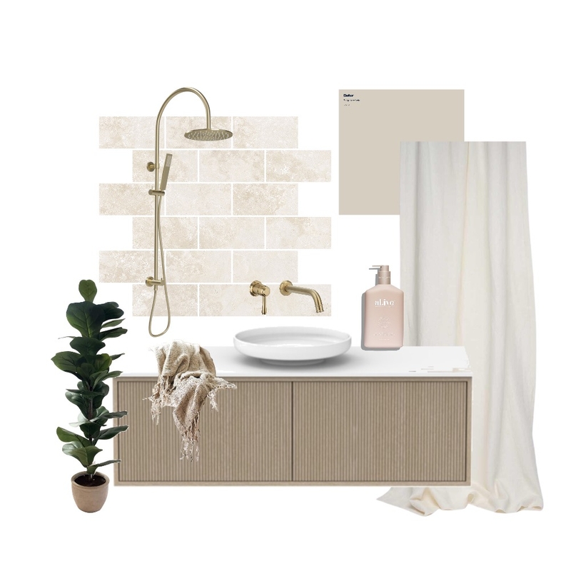 Stone Bathroom Mood Board by Scarlett Living Interiors on Style Sourcebook