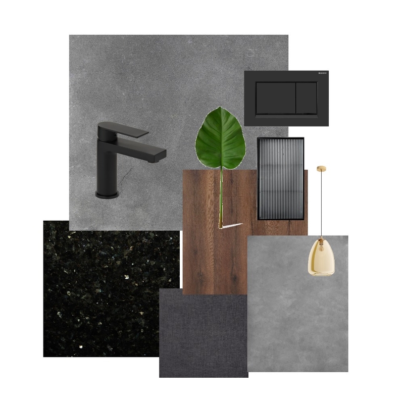 dark themed bathroom, dressing Mood Board by guntimegha on Style Sourcebook