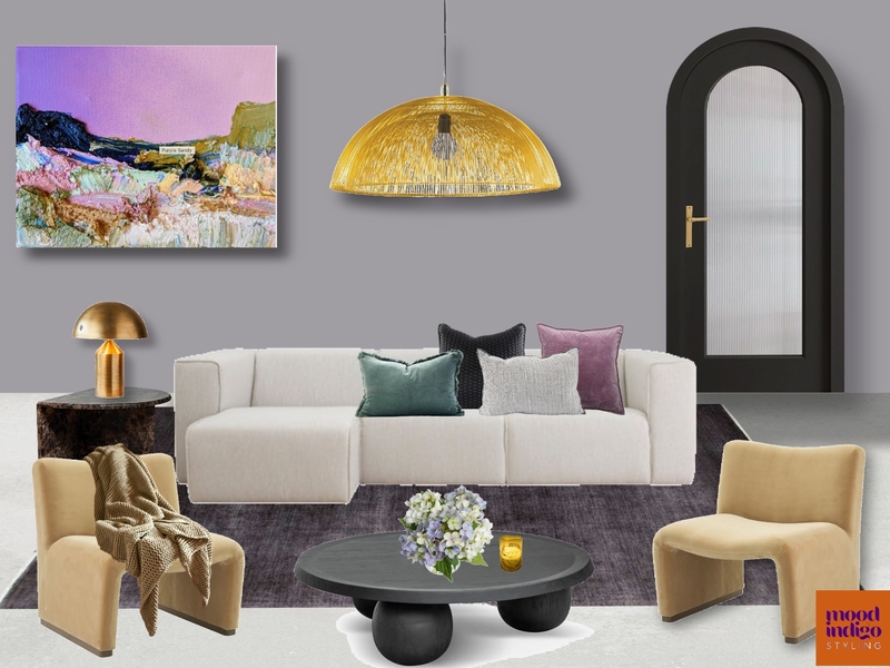 LIVING ROOM PROJECT LIGHT AND DARK Mood Board by Mood Indigo Styling on Style Sourcebook
