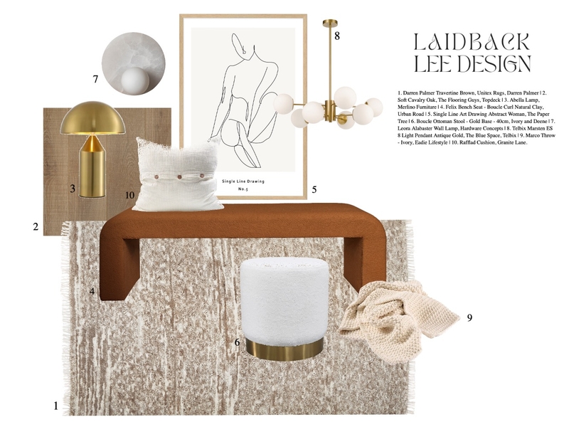 003 Mood Board by LAIDBACK LEE DESIGN STUDIO on Style Sourcebook