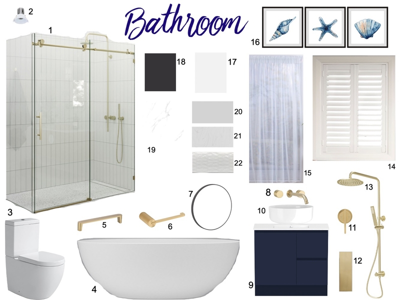 Bathroom Mood Board by Izzy_Zara on Style Sourcebook