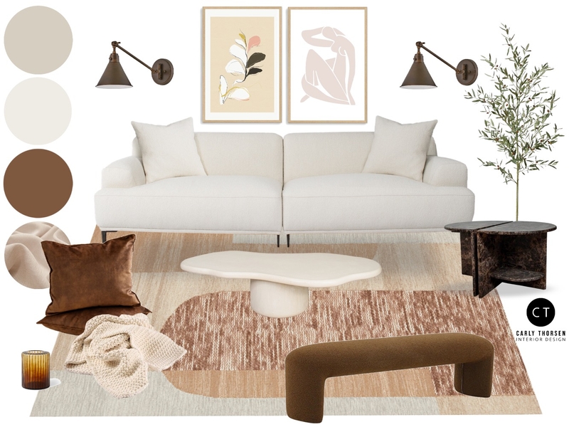 Choc living Mood Board by Carly Thorsen Interior Design on Style Sourcebook