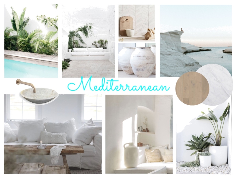 Mediterranean Style Home Mood Board by Erina Read on Style Sourcebook