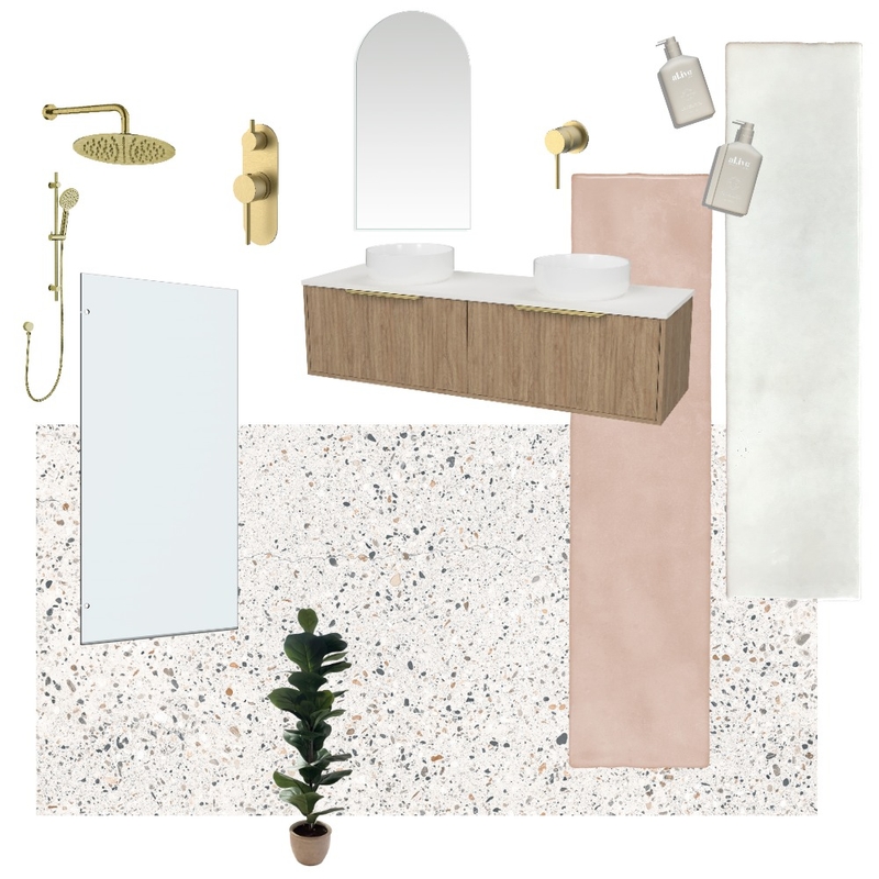 Complete Bathroom Package - The Block 2020 Jimmy & Tam Ensuite Mood Board by Beaumont Tiles on Style Sourcebook