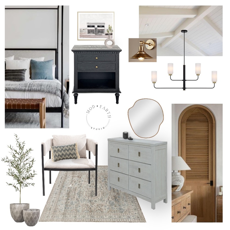 Master Bedrm_Furniture & Fixtures_ModMed Mood Board by KristinC on Style Sourcebook