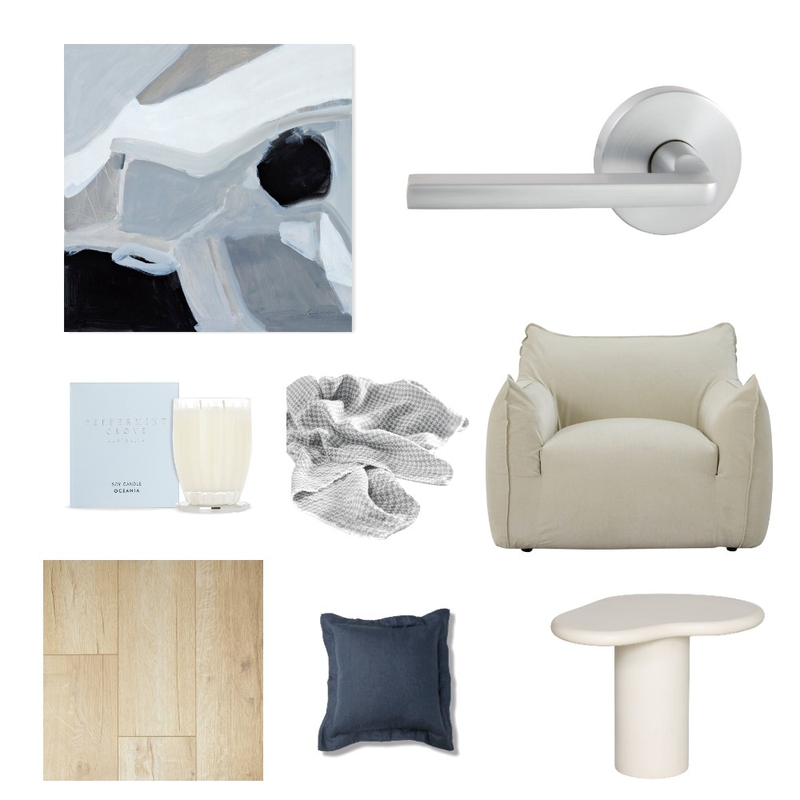 Satin Chrome & Bluey Tones Mood Board by Gainsborough Hardware on Style Sourcebook