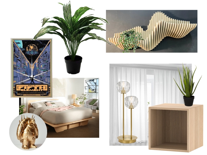 Fifth element bedroom Mood Board by fluiflo on Style Sourcebook