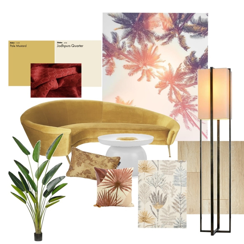 Livingroom yellow with nature prints Mood Board by Bianca -Studio Property on Style Sourcebook