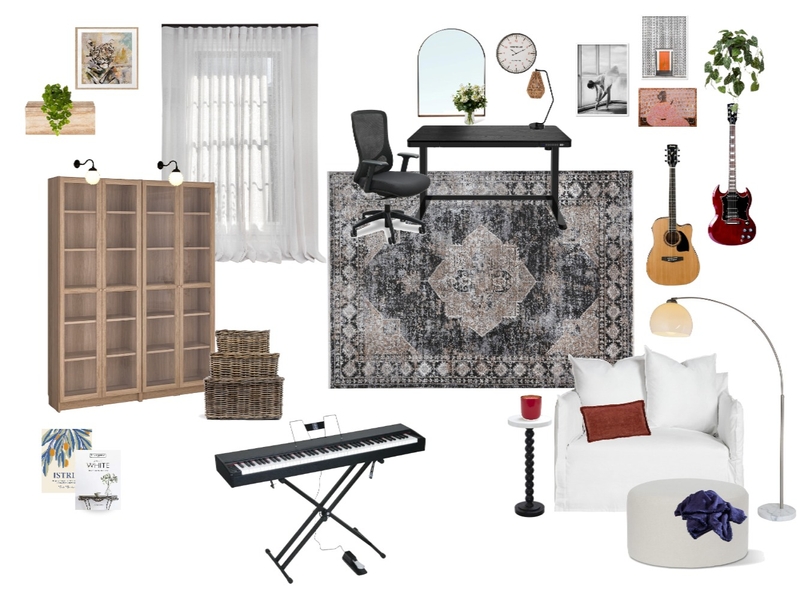 Office / Music Room Mood Board by mikaylaschneider77 on Style Sourcebook