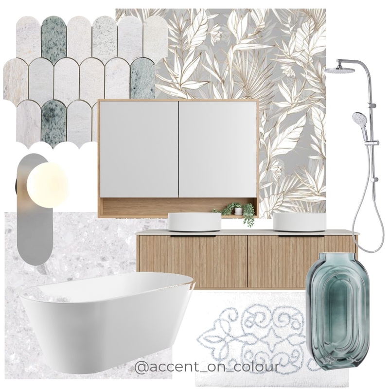 Bathroom Beauty Mood Board by Accent on Colour on Style Sourcebook