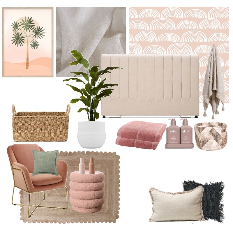 Moroccan Blush Bedroom Mood Board by theunitsalex@gmail.com on Style Sourcebook