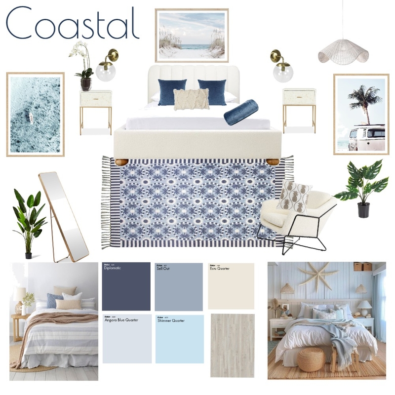 Coastal bedroom Mood Board by Amitydp on Style Sourcebook