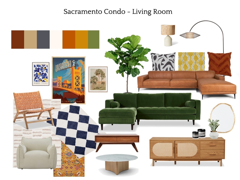 Sacramento Condo Living Room Mood Board by joseddington@gmail.com on Style Sourcebook