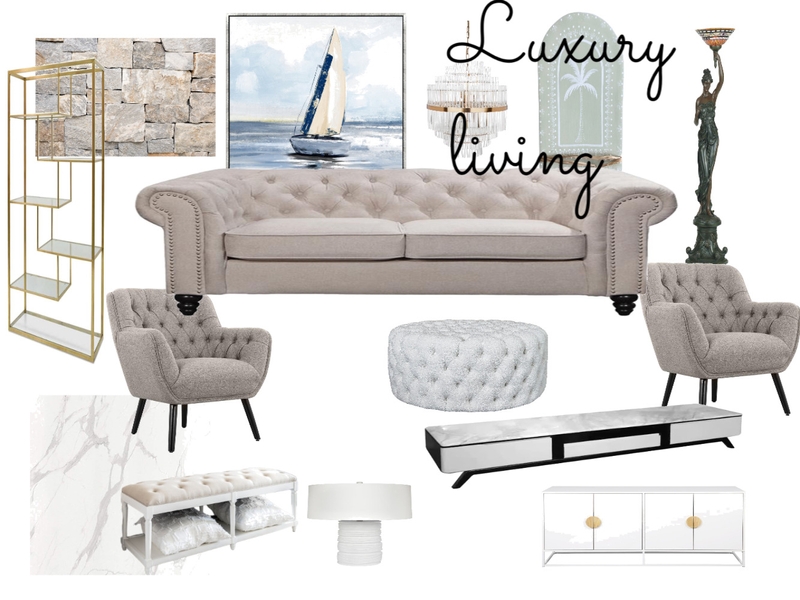 Luxury and modern living Mood Board by Annette S. Interior design on Style Sourcebook