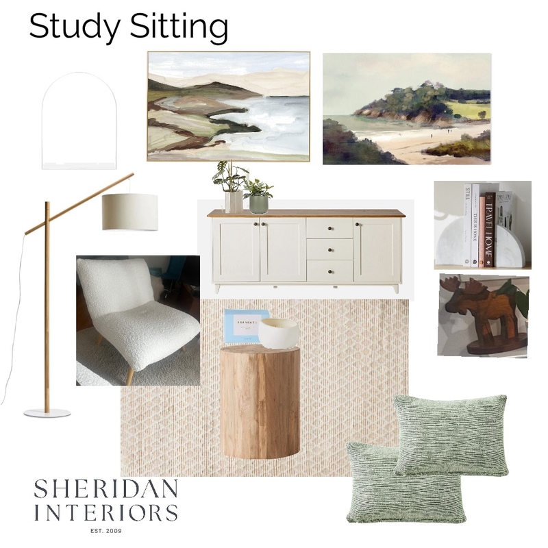 BAKER Study Sitting Mood Board by Sheridan Interiors on Style Sourcebook