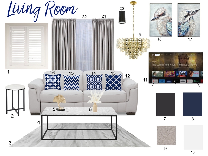 Living Room Mood Board by Izzy_Zara on Style Sourcebook