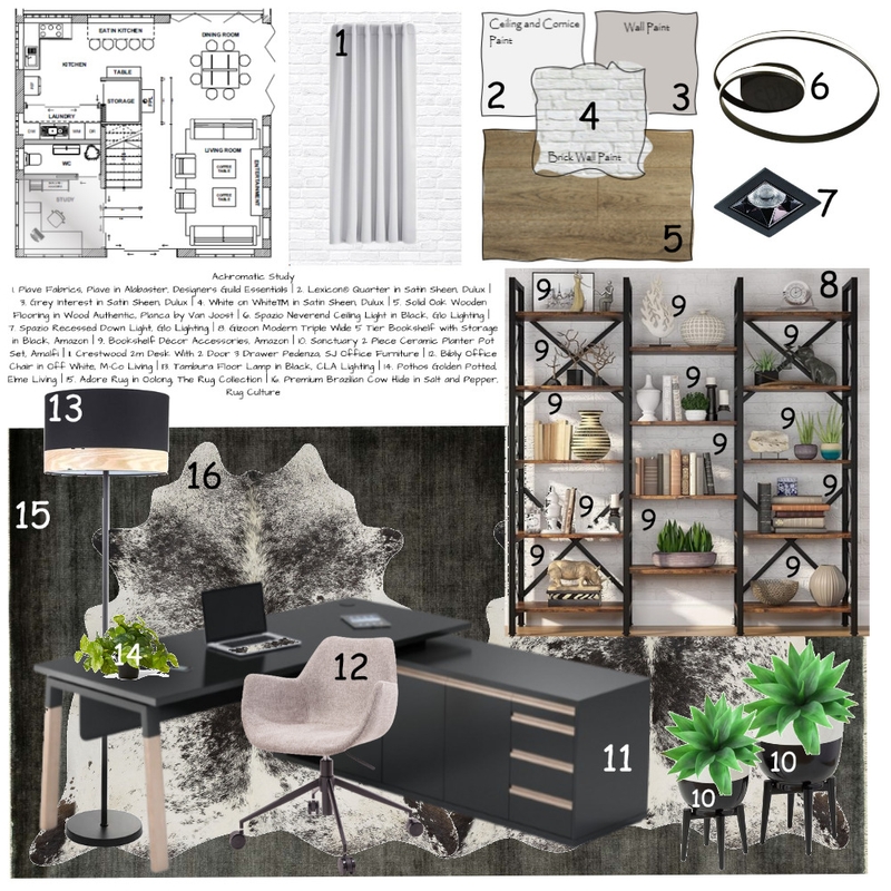 Module 9 - Study Mood Board by MP Farquhar on Style Sourcebook