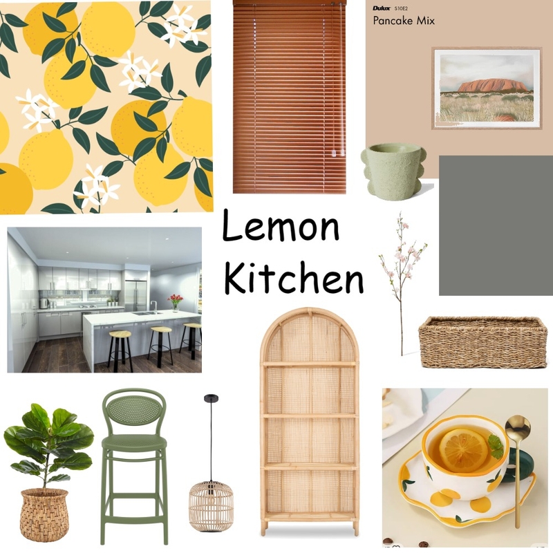 Lemon Kitchen Mood Board by Maital Olentuch on Style Sourcebook