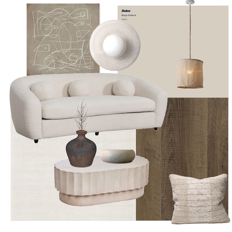 Modern Japandi Farmhouse Mood Board by DOWN THE LANE by Tina Harris on Style Sourcebook