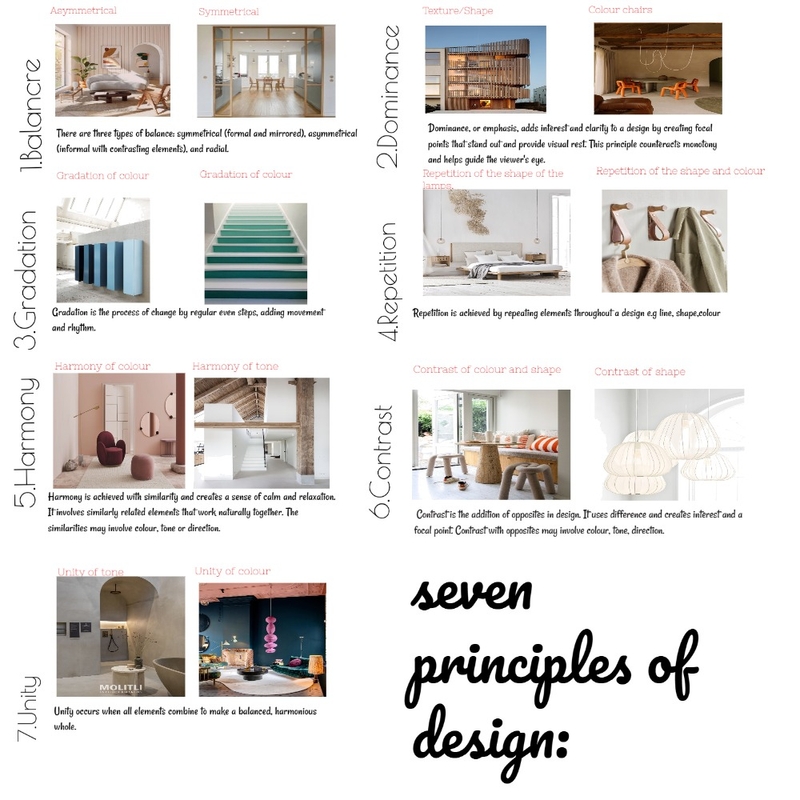 Activity 2: Principles of Design Mood Board by Michelle on Style Sourcebook