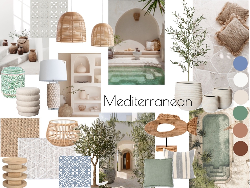 Mediterranean - Design Style Mood Board by Meg_Jeffery on Style Sourcebook