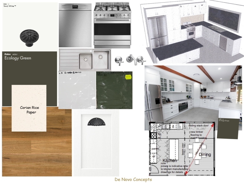 Duncan Kitchen Mood Board by De Novo Concepts on Style Sourcebook