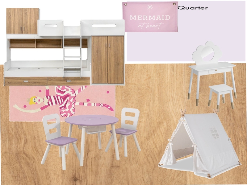 Little girls Bedroom Mood Board by ElTaso Interiors on Style Sourcebook